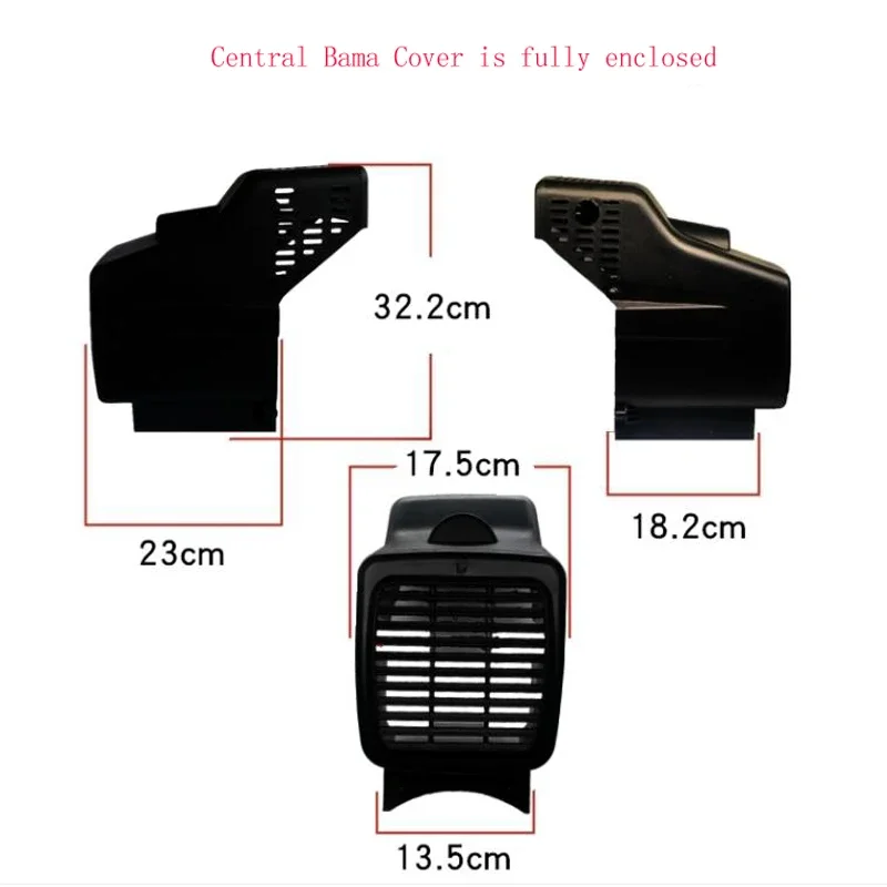 ملحقات ضاغط الهواء الصغيرة باما Fengli 2.5P/3P/4P غطاء اتصال مباشر غطاء دليل الرياح الغطاء الواقي