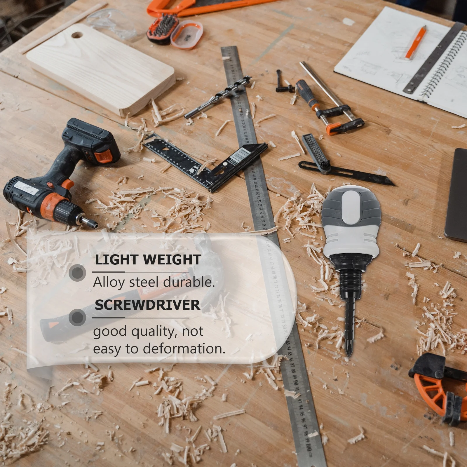 

1Pcs Mini Ratchet Screwdriver Ergonomic Grip Adjustable Mechanism Portable Tool for Household Assembly Disassembly