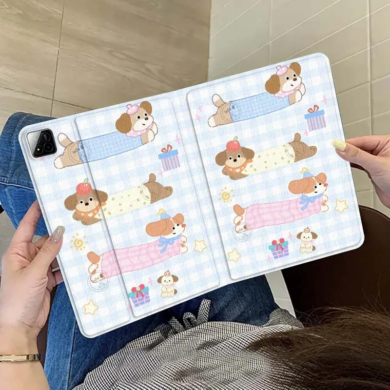 

Cartoon Dog Blue Banner Cartoon Tablet Case For Xiaomi Redmi Mi Pad 5 6 6s 7 SE Pro Max Ultra 12.4 12.5 14 inch