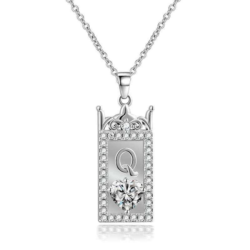 2 Pieces King & Queen Relationship Matching Necklaces Matching Necklace Set