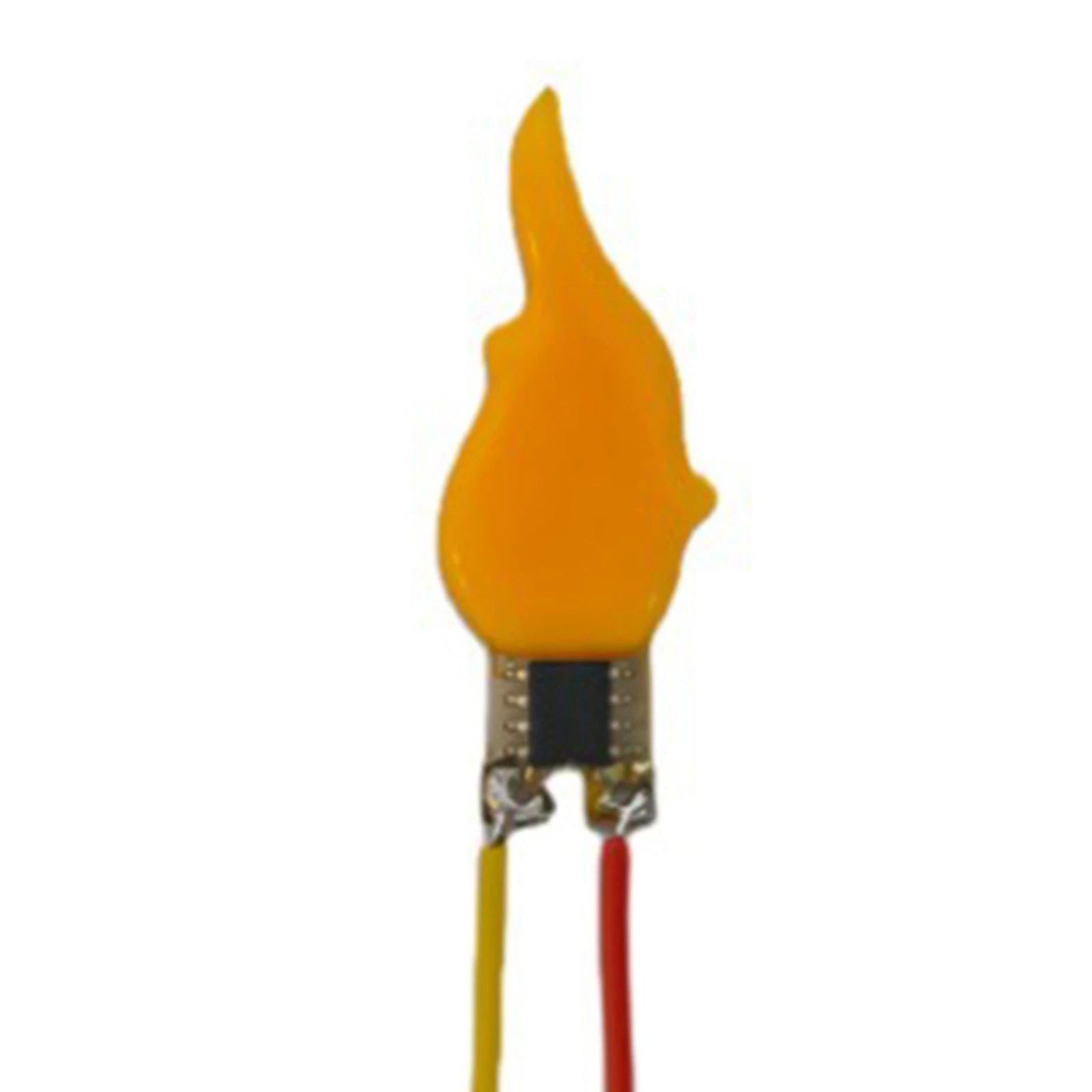 

3/5/10PCS Flame Light Bulbs 2200K Diode 3V LED Flame Effect Light Bulb Flame LED Filament for Halloween Christmas Decor