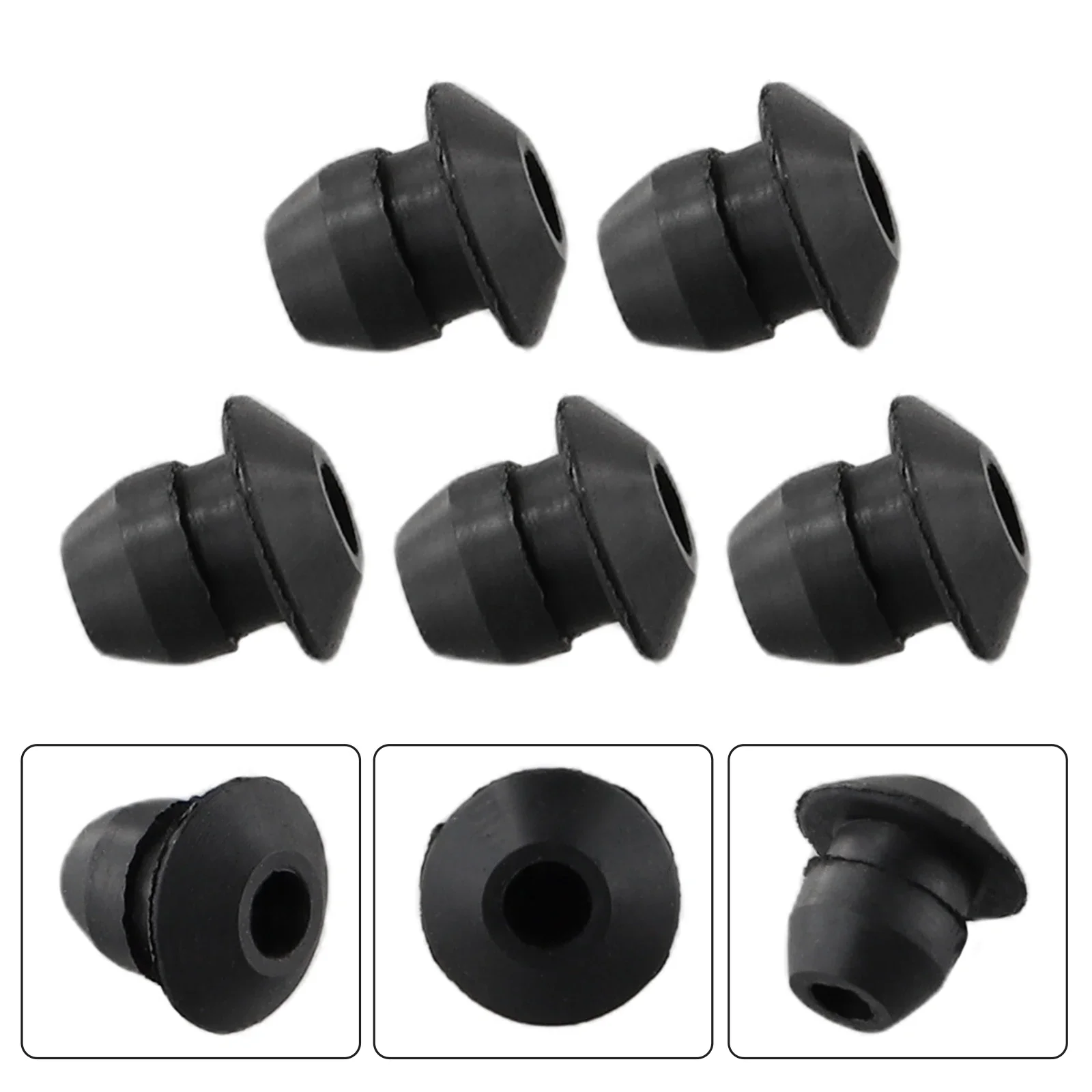 5pcs Fuel Tank Grommet 1 Hole X 9mm Fits For BG75 FS40 HL75 TS460 019T BR320 BR340 BR380 BR400 Garden String Trimmer Part