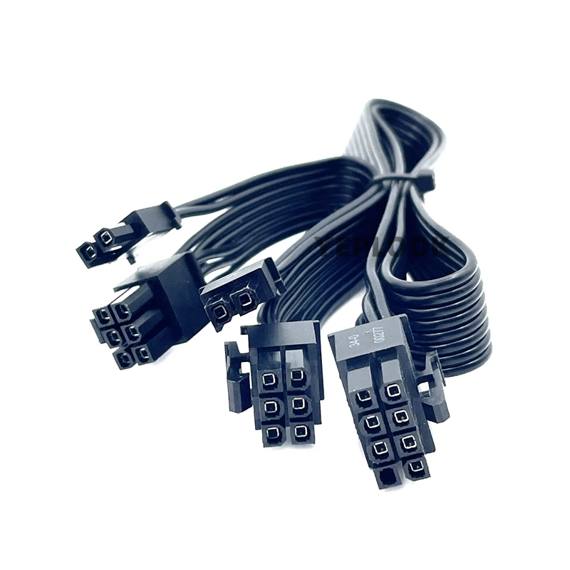 CORSAIR-Cable de alimentación de tarjeta gráfica VGA GPU, Original, PCIe Dual, 8 pines, 6 + 2 pines, para CORSAIR HX1050, HX850, HX750, HX650, PSU de alimentación Modular