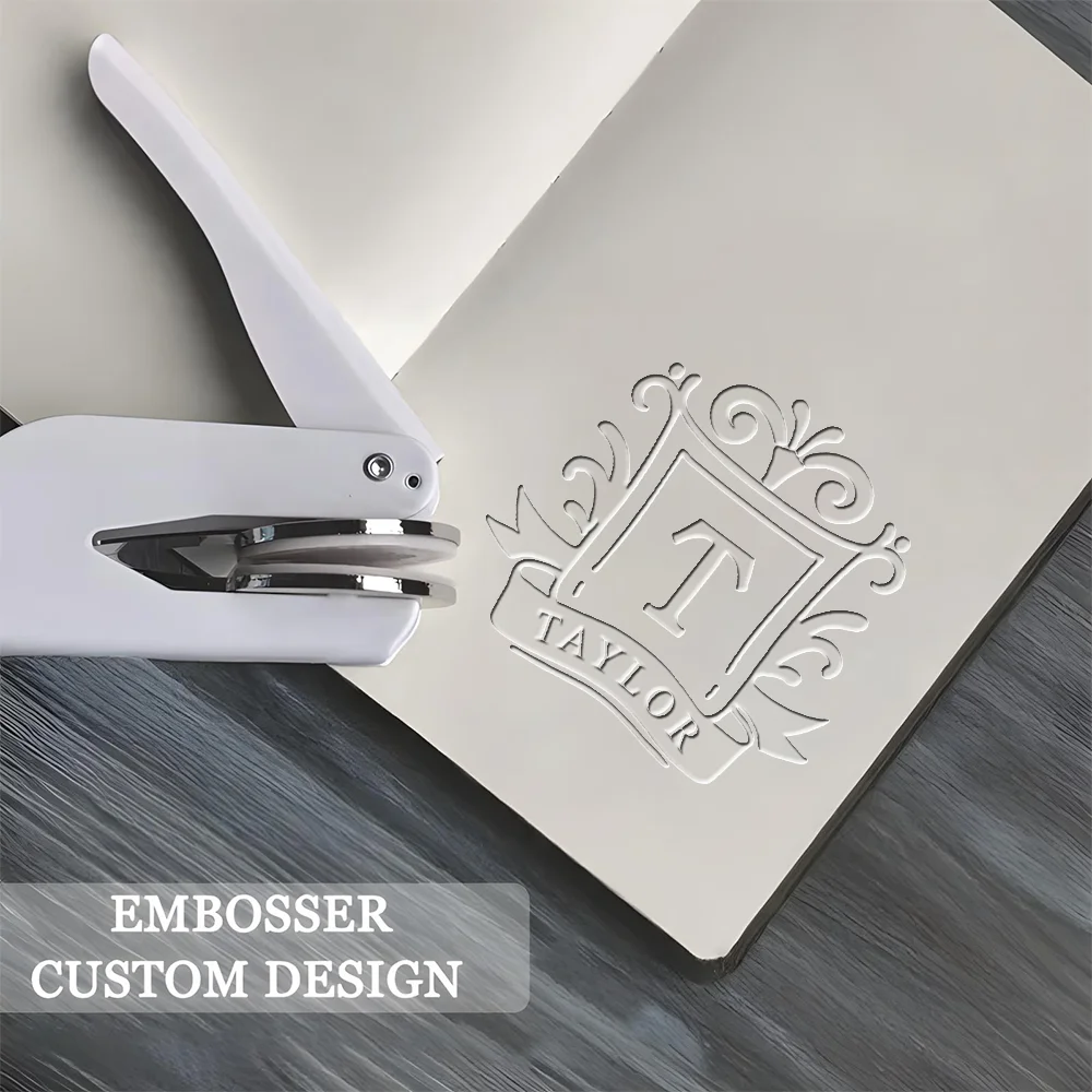 Embosser Stempel LOGO Maßgeschneiderte Hochzeit Bibliothek Buch Private Siegel Anpassung Umschlag Party Einladung Farbe Griff DIY