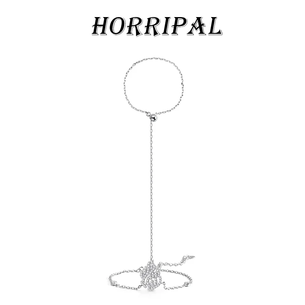 

HORRIPAL D Color VVS1 Moissanite Bracelet for Women 925 Sterling Silver 14-19CM Sparkling Adjustable Fashion Sexy Chain Jewelry