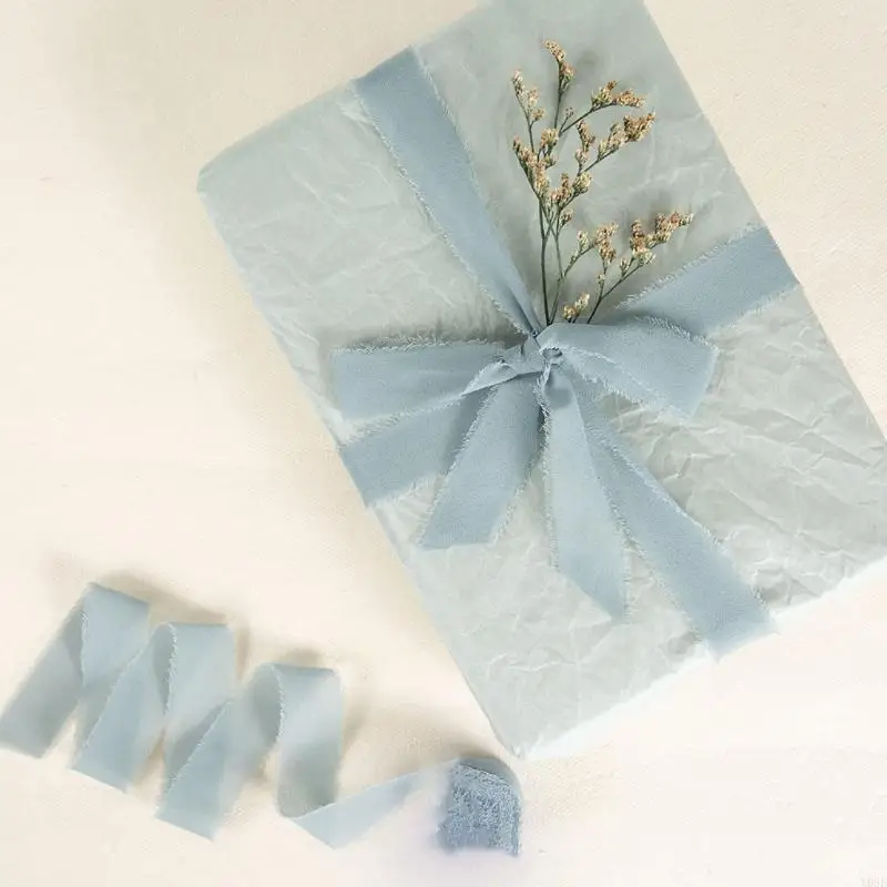 5 Meter Ribbon Roll for Wrapping Wedding Bouquets Craft Decorations Y08E