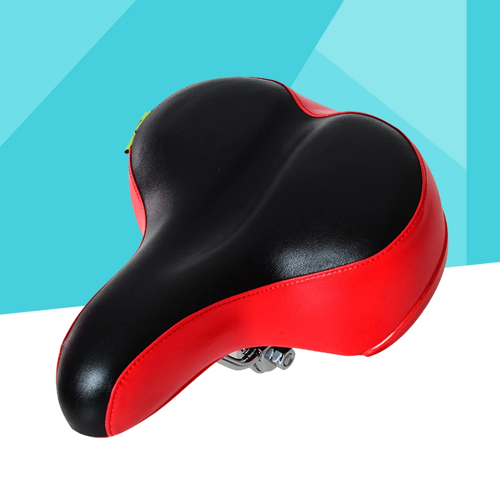 

Electric Bike Saddle Thick Padded Dual Spring Suspension Comfortable Bicycle Seat For Mountain Bike Cycling Wide Saddle