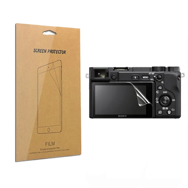 หน้าจอ LCD Protector ฟิล์มสําหรับ Sony Alpha A6400 A6500 A6300 A6000 A6100 A5000 A6600 กล้องอุปกรณ์เสริม
