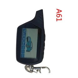 Wholesale Russian Dialog A61 LCD Remote Control Key Fob For Keychain Starline A61 2 Way Two Way Car Alarm System