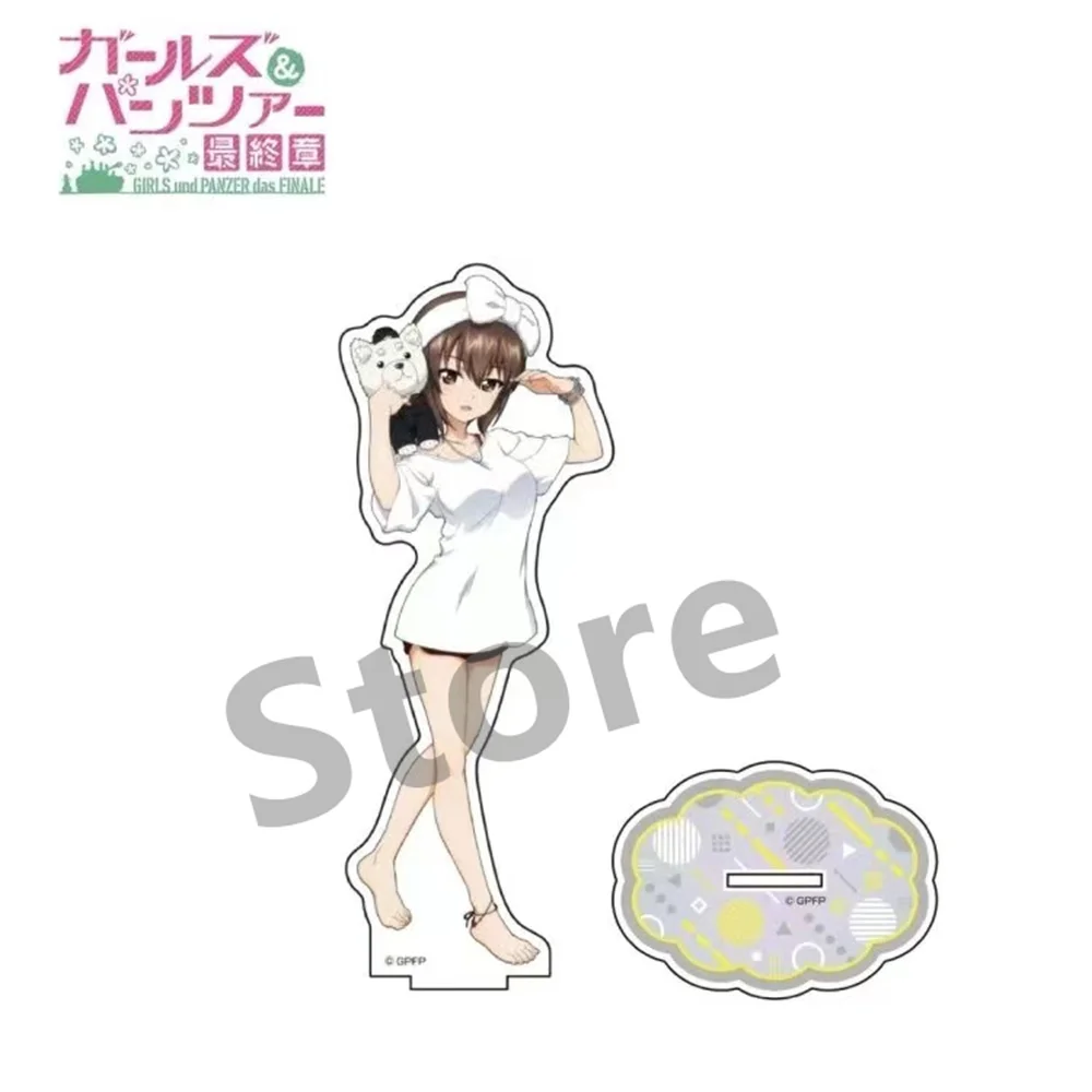 Anime GIRLS und PANZER  Acrylic Stand Model Plate Desk Decor Put up a birthday Present 15cm