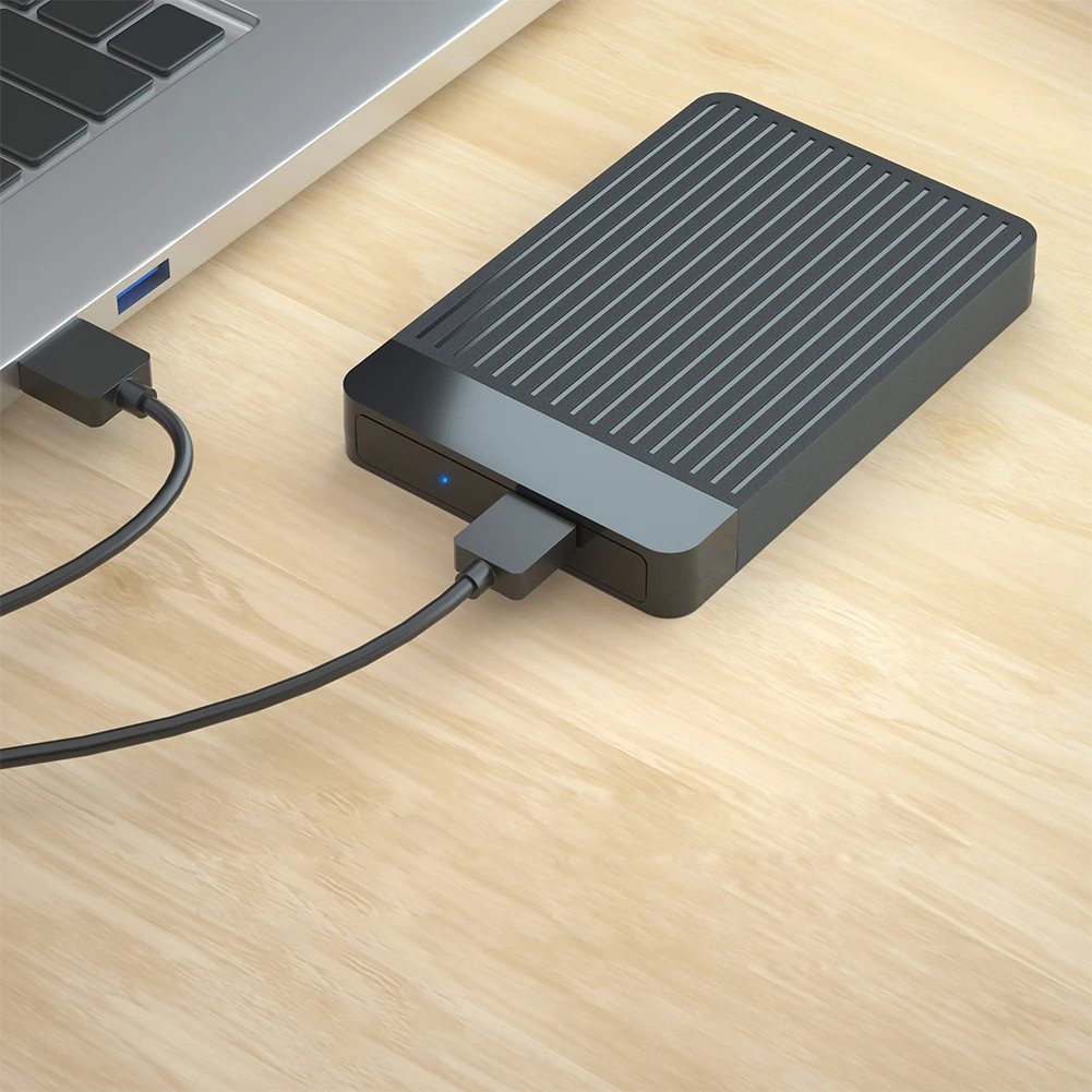 

2,5-дюймовый корпус для жесткого диска с поддержкой адаптера UASP SATA к USB 3.0 Type-C, внешний жесткий диск, скорость 6 Гбит/с, корпус для жесткого диска/SSD, чехол для жесткого диска 6 ТБ