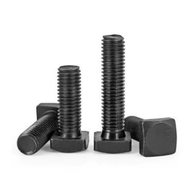 1-10pcs 8.8 Grade High-strength T-shaped Square Head Screw M8 M10 M12 M16 M18 M20 Square Punch Press Mold Pressing Plate Bolt