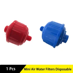 1 Pcs Mini Air Water Filters Disposable Red or Blue Filter Whirlwind Air Line Filter High Flow Guns Filters for Most Spray Guns