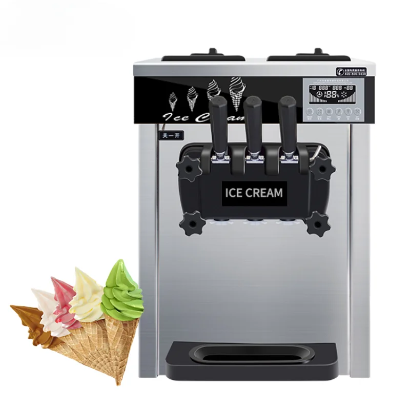 

618CTB Soft Ice Cream Machine Price 3 nozzles soft serve tube ice cream machine