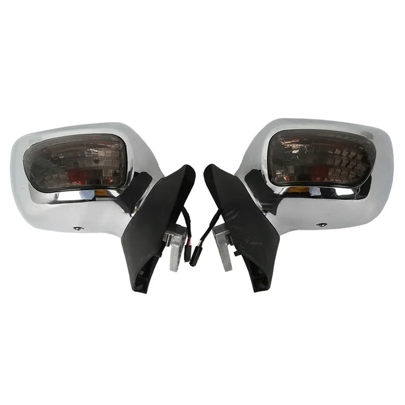 

Motorcycle Reverse Rear View Mirror 1 Pair Featuring LED Turn Signal Lights For Honda Goldwing 1800 GL1800 F6B 2013-2017