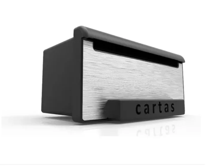 PVC Grid Brushed Steel Mail Box