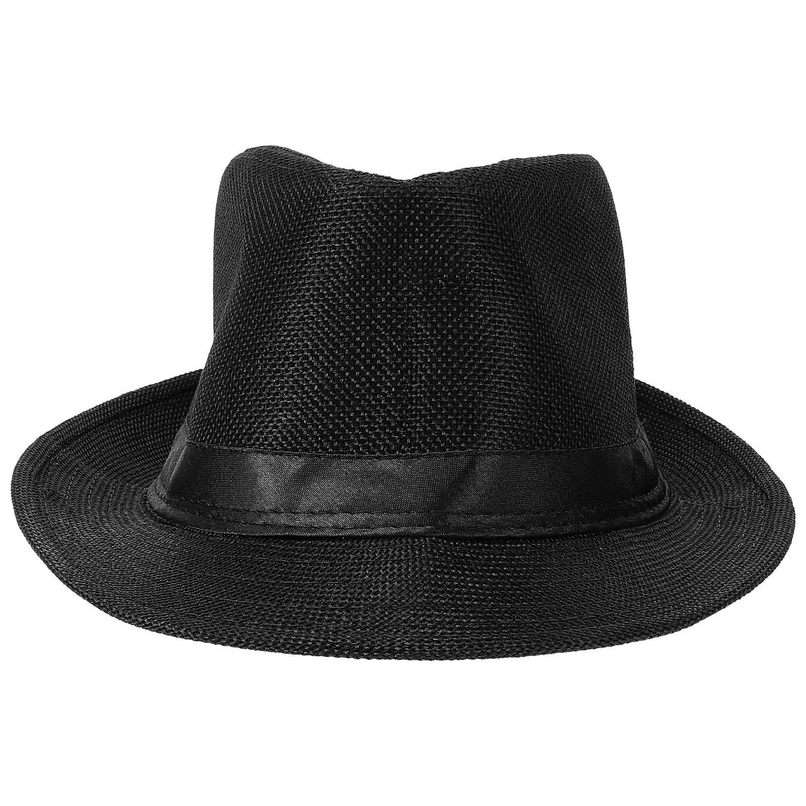 Children Fedora Hats Gentleman Kids Dancing Performance Hat for Girth of 56-58cm (Black) fedora hats for kids