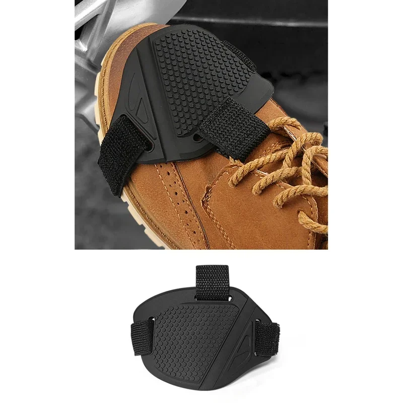 Almohadilla de cambio de marchas impermeable para motocicleta, Protector de botas de Motocross, accesorios de cubierta