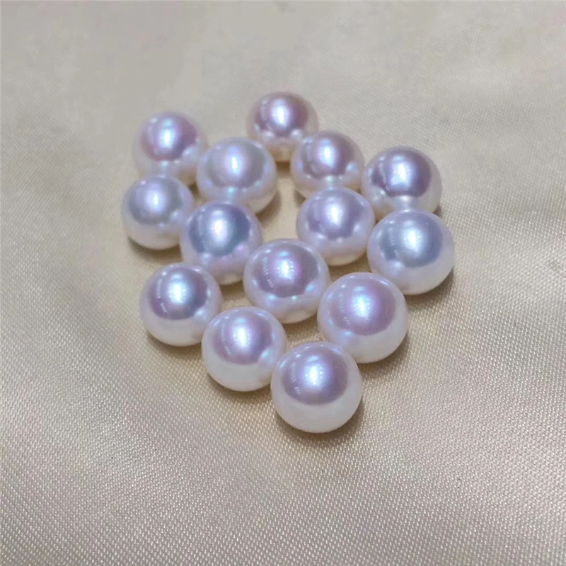 

4A 5A Fashiong Perfect Round Blemish Free Pearls Natural Freshwater Loose Pearl for Feasibiity DIY Jewelry Earrings Necklace