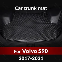 Car Trunk Mat For Volvo S90 2017 2018 2019 2020 2021 Custom Car Accessories Auto Interior Decoration