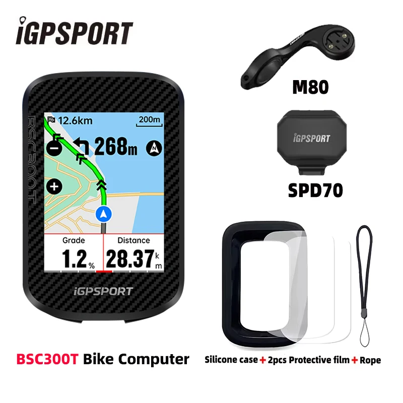 IGPSPORT BSC300 Computer Wireless Bike Odometer GPS Navigation MTB