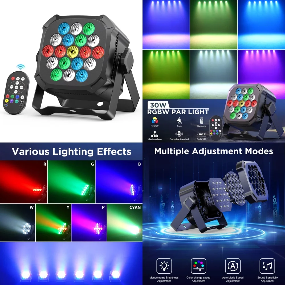 30W 19LED Rgbw Par …