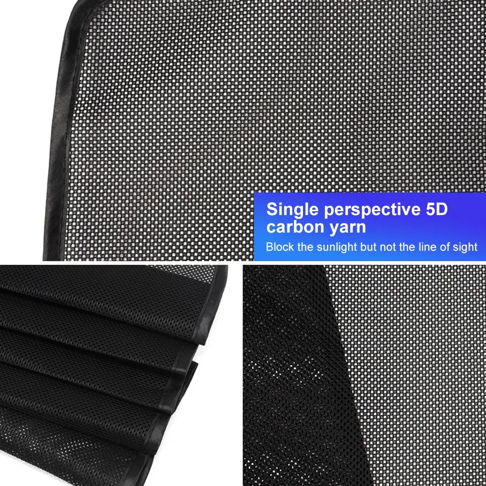Magnetic Car Sun Shade UV Protection Curtain Sunshade Side Window Mesh Anti-direct Sun Visor Summer Protection Film Accessories