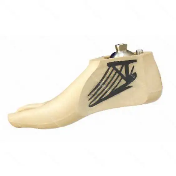 22cm  Heel hardness adjustable accessories prosthetic foot high-grade alloy energy storage foot plate