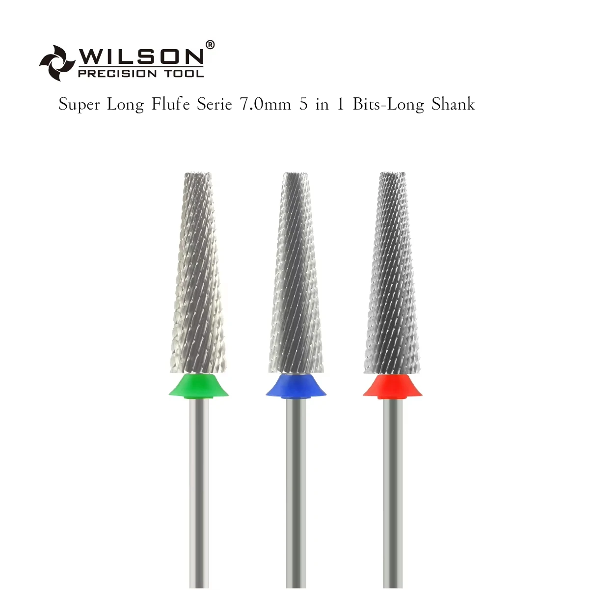 

WILSON Super Long Flute Serie7.0mm 5 in 1 Bits -Long Shank-Tools/Nails/Uñas Accesorios Y Herramientas/Nail Accessories