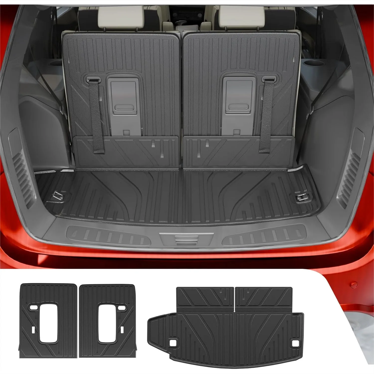 

Cargo Liner Compatible with 2016-2026 Dodge Durango 6&7 Seater Trunk Mat All Weather Back Seat Cover Protector