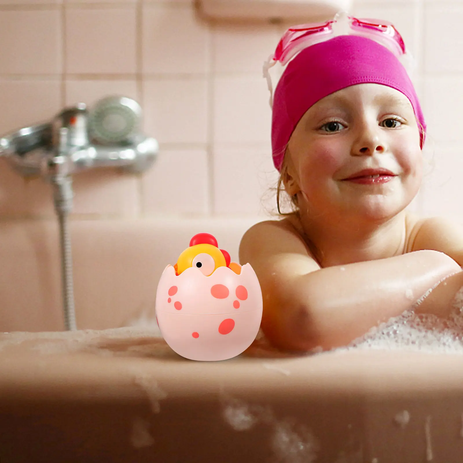 

Baby Bath Spray Cute Yellow Chick Interactive Toddlers Shower Water Play Fun Bath Essential Baby Water Toy Toddler Bathing Toys