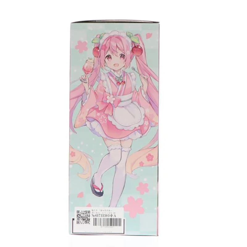 In Stock TAiTO Coreful Hatsune Miku Sakura Miku Wafuu Kissa Maid Ver. PVC 18CM Anime Action Figures Model Collection Toy