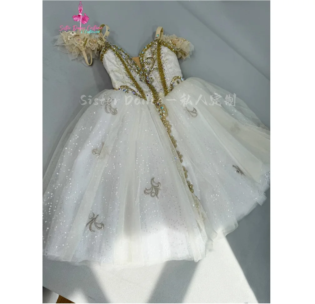 2024 Palace style tutu professional private custom children's women's stage performance competition dress