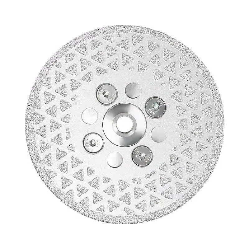 Brazing diamond double-sided star shaped cutting and grinding disc, polishing floor cutting edge