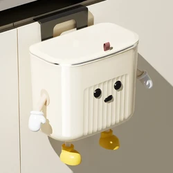 UFORU Creative garbage can high appearance level household living room kitchen bathroom wall hanging with lid seam garbage can