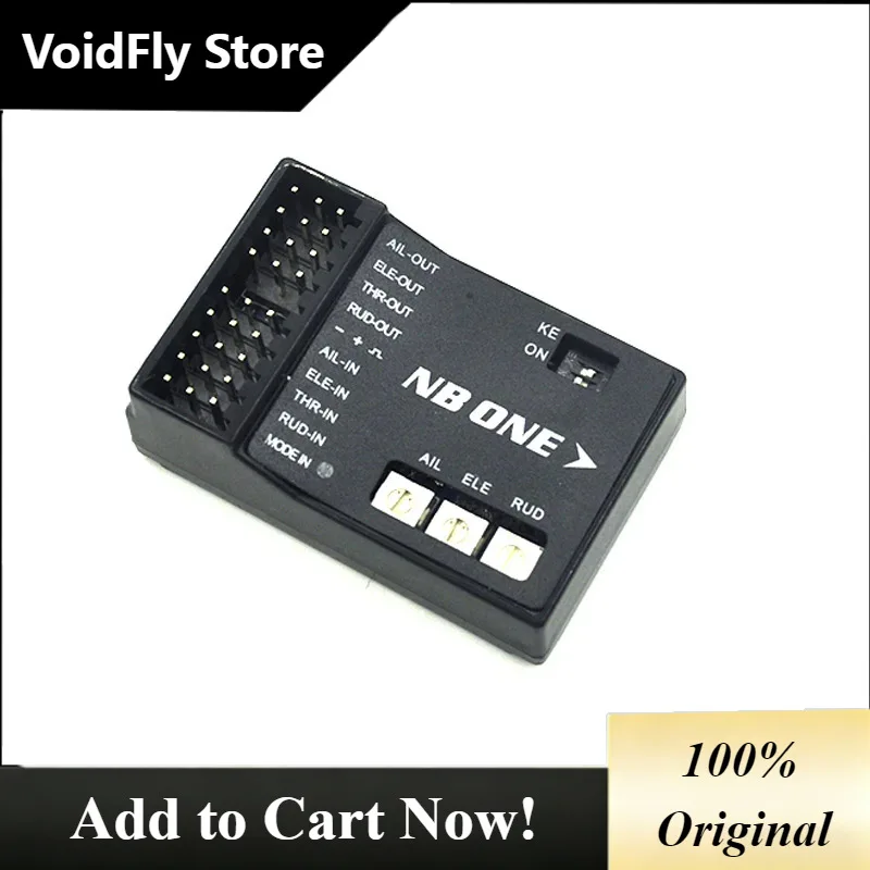 VoidFlyFlight Controller For NB One Fixed Wing RC Airplane Su27 F22 F35 Auto Balance System Multi Model Support