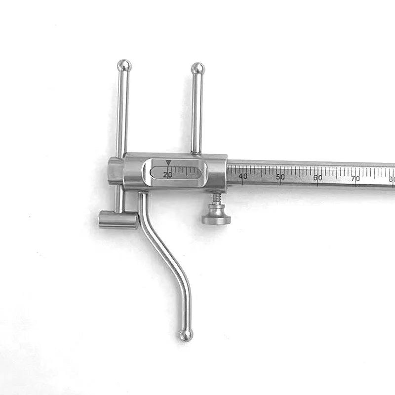 Dental Jaw Spacing Measuring Scale Orthodontic Sliding Caliper Implant Gauge Ruler Denture Reconstruction Dental Laboratory Tool