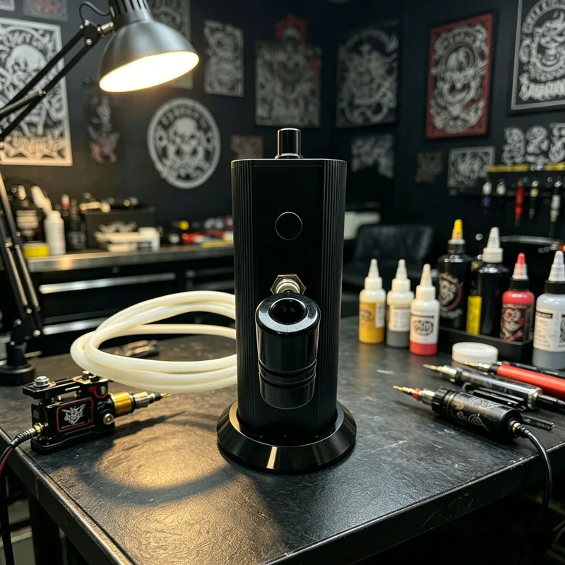 Fully Automatic Sensor Cleaning Machine - Rechargeable and Portable Tattoo Needle Cleaner Will Not Damage the Needle Tip