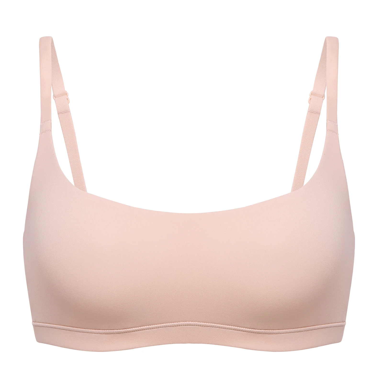 Women's Inbarely Plus Bralettes No Underwire Unlined Support Soft Scoop Neck Cami Seamless Sports Bra