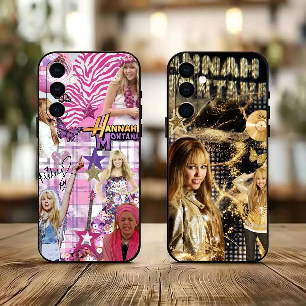 

Popular Hannah Montana Phone Case Black Silicone Soft For Samsung A73,A72,A71,A70,A53,A52,A51