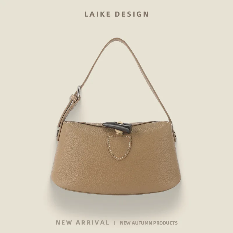 

Bag women's new textured soft leather bucket high-end leather women's simple retro portable shoulder messenger