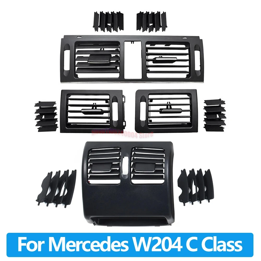 LHD Front Rear Fresh Air Vent Outlet Grille For Mercedes Benz W204 C Class C180 C200 C220 C230 C260 C300 350 2007-2011