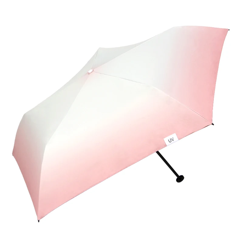 

Серебряный креативный зонт, современный ветрозащитный складной зонт с защитой от ультрафиолета, мини-параги для девочек, гибкие товары для дома