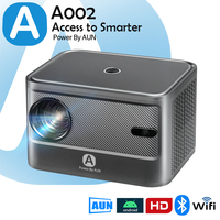 AUN A002 Android Projector LED Home Theater Projectors Support Full HD 4K Video Beamer Bluetooth WIFI Smart TV MINI Projector