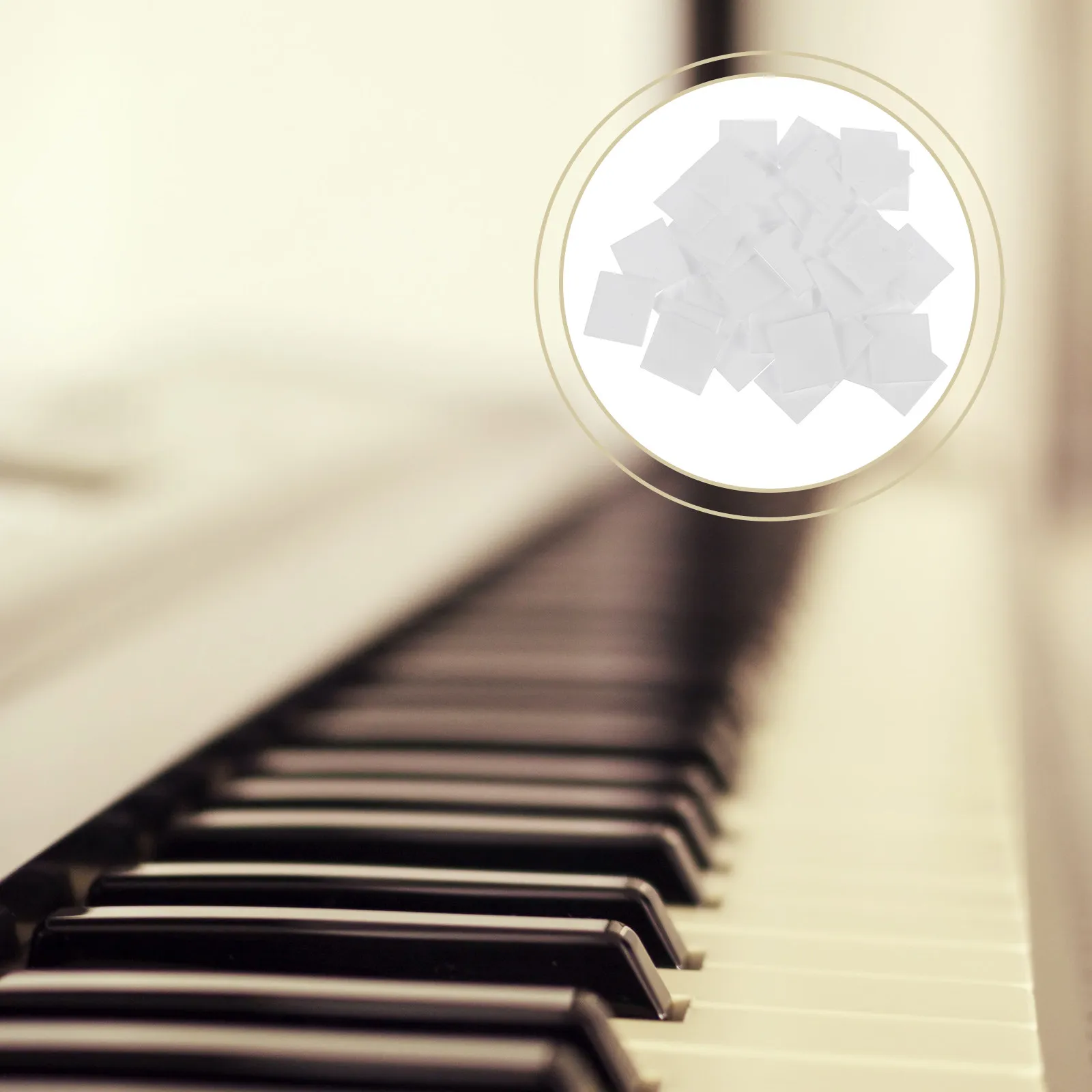 

52 шт. клавишные колпачки для фортепиано, сменные клавиши для клавиатуры, аксессуары для ремонта, инструмент для настройки, белые