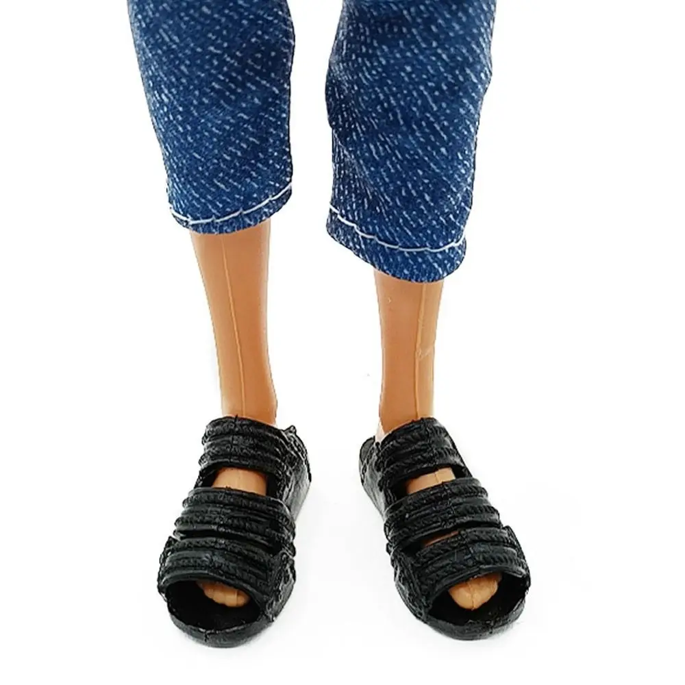 Chaussures de qualité 1/6 beurre pour homme, sandales à figure originale, 3 couleurs, super modèle, bottes à beurre pour homme, accessoires, 30cm, 4 paires par ensemble