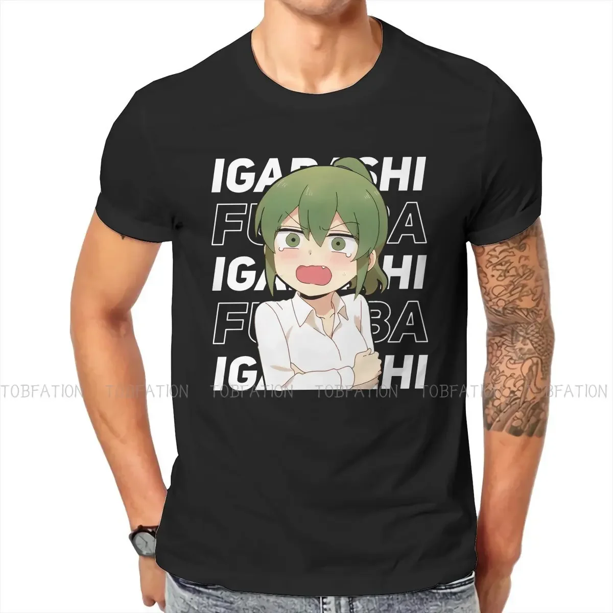 Igarashi Futaba Cute Face Casual TShirt My Senpai is Annoying Printing Tops Casual T Shirt Male Short Sleeve Gift Clothes