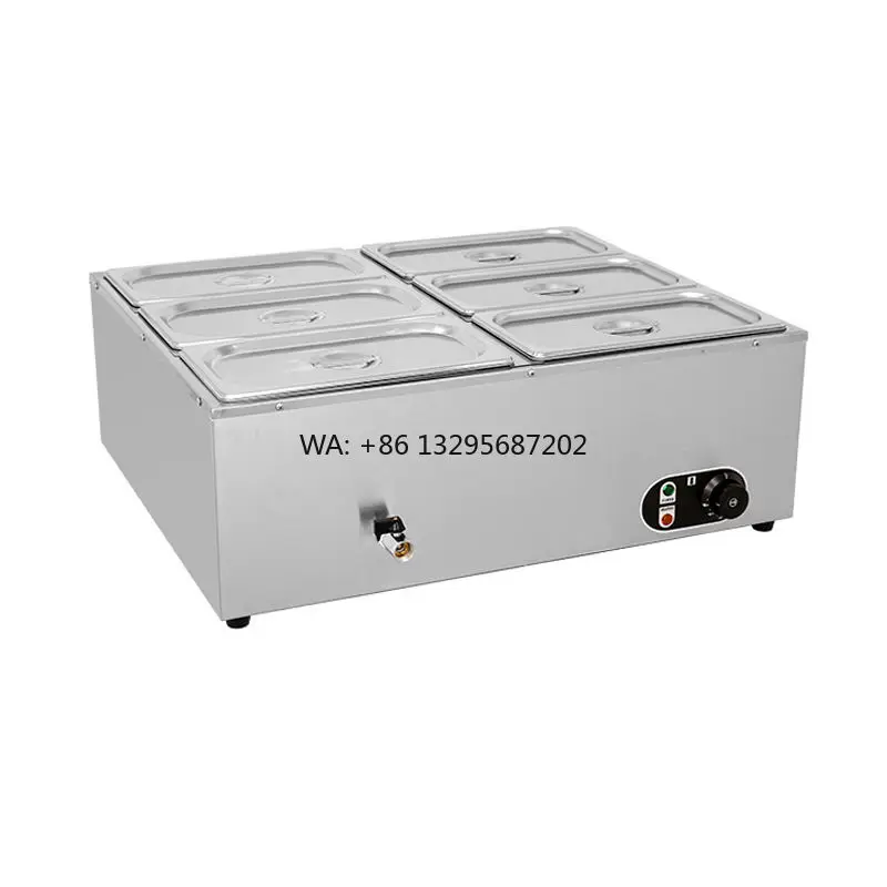 

With Certified Electric 6 Tank Chocolate Melting Machine New Condition Snack Machine with Cheese Butter Heater Pots