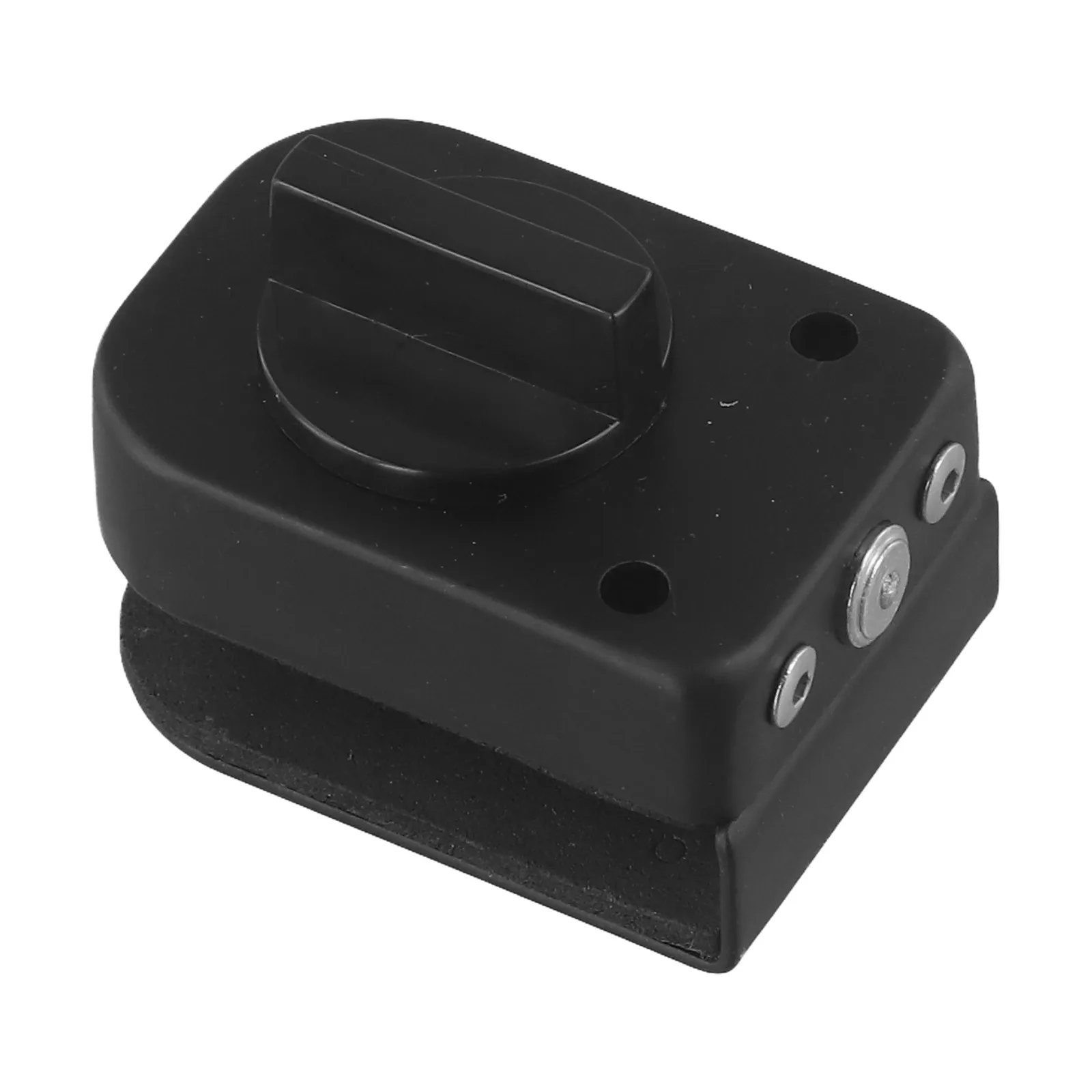 Fechadura de porta de vidro, aço inoxidável, sem perfuração, trava de controle deslizante, sem perfuração, para peças de hardware de porta de vidro única dupla