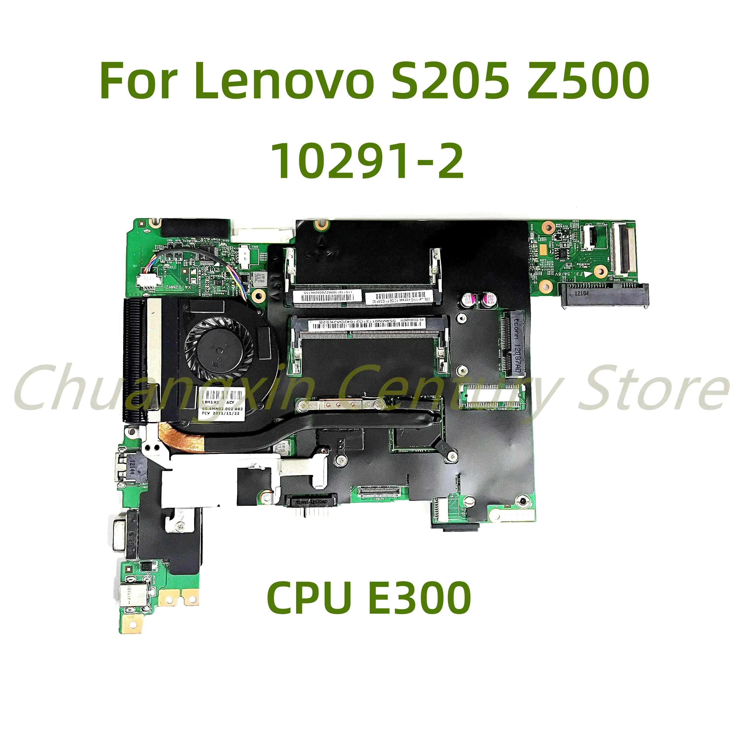 

Подходит для материнской платы ноутбука Lenovo S205 Z500 10291-2 с процессором E300, 100% протестировано, полностью работает